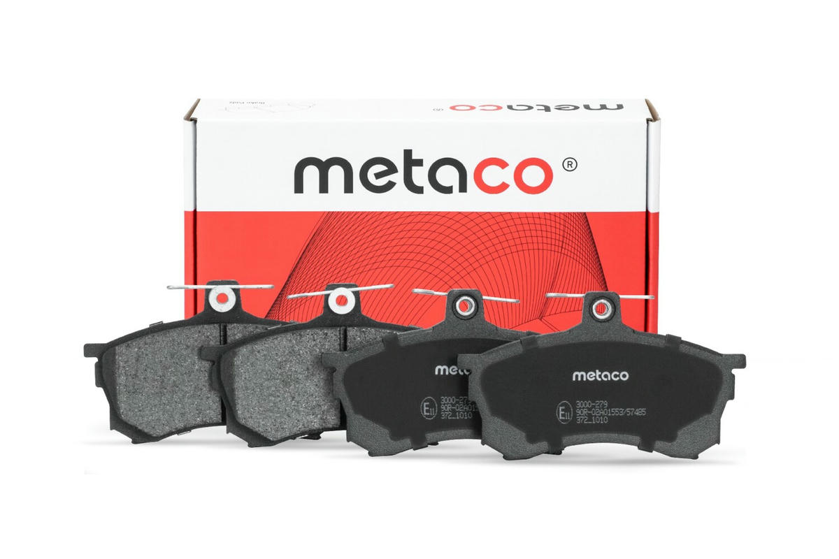 Колодки тормозные передние к-кт metaco 3000-279 preview 1
