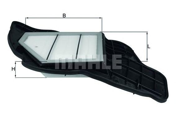 Фильтр воздушный BMW: 5 GT 550 09-, 7 F01/F02 750 08-, X6 50I 08- preview 1