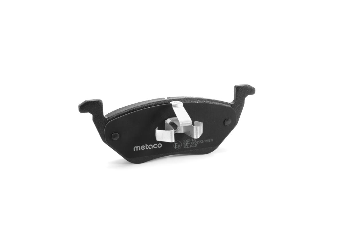 Колодки тормозные задние дисковые к-кт metaco 3010-127 preview 2