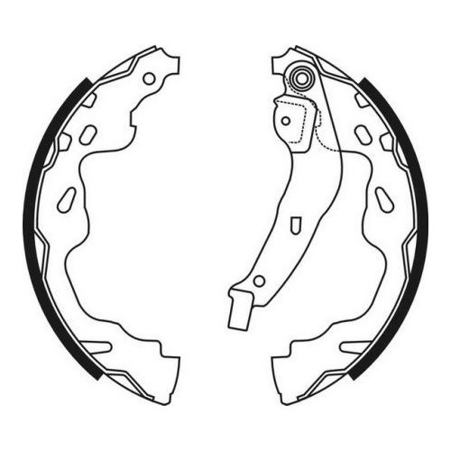 Колодки барабанные к-кт TRIALLI GF 4403 preview 3