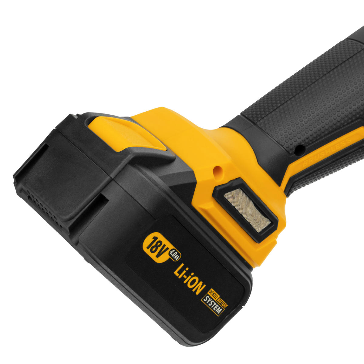 Машина углошлифовальная BLG-IB-18-125-4 аккумуляторная бесщет. Li-ion, 18В DENZEL preview 11