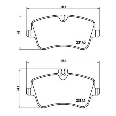 Колодки тормозные передние к-кт TRIALLI PF 4272 preview 2