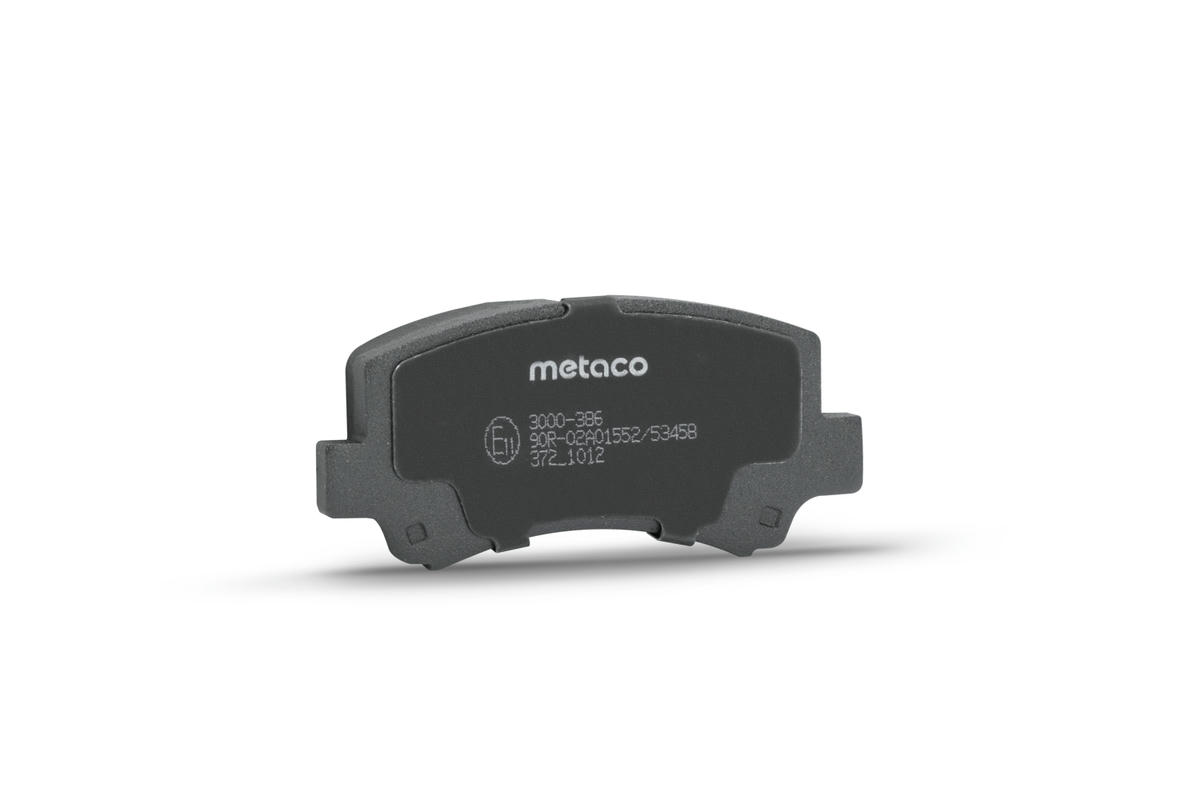 Колодки тормозные передние к-кт metaco 3000-386 preview 2