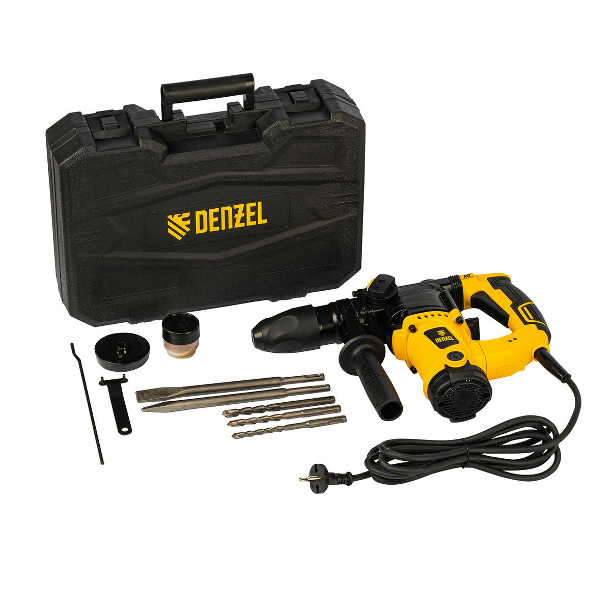 DENZEL 26610 Перфоратор электрический RHV-1100-26, SDS-plus, 1100Вт, 4Дж, 3 реж. preview 9