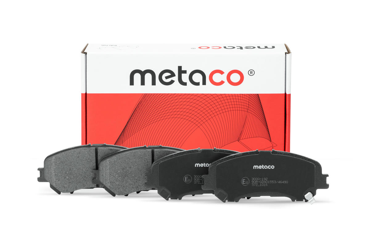 Колодки тормозные передние к-кт metaco 3000-192 preview 1 Колодки тормозные передние к-кт metaco 3000-192 preview 1