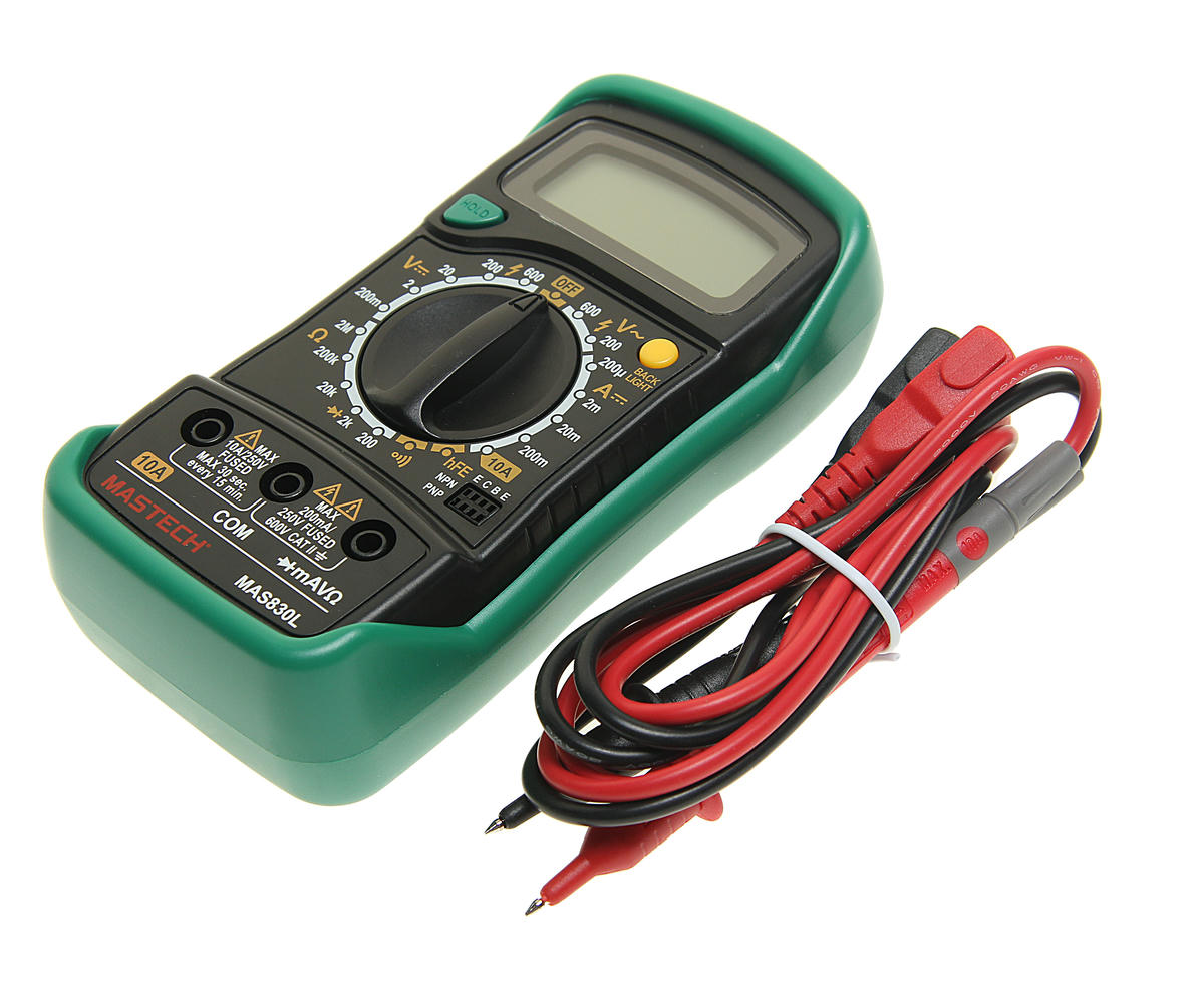 Портативный мультиметр MAS830L MASTECH preview 1
