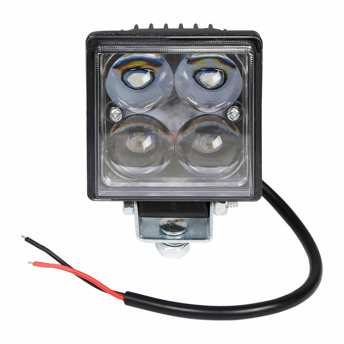 Фара светодиодная квадратная, 4 LED направленный свет, 12W (76х76х46) 12/24V (ALED001) preview 2