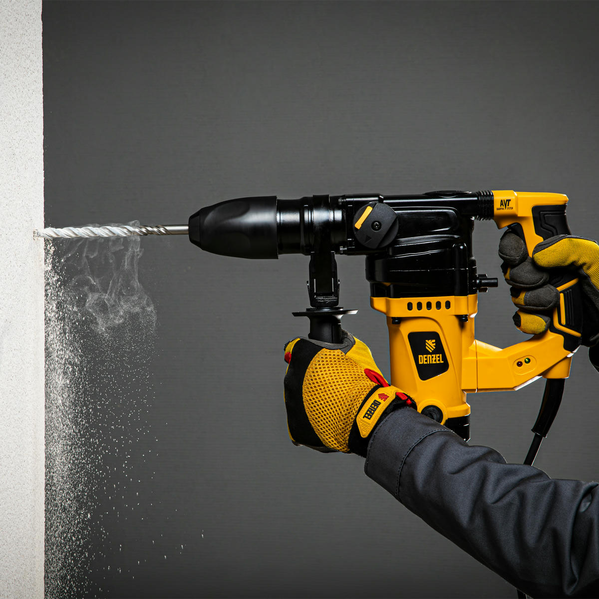 DENZEL 26610 Перфоратор электрический RHV-1100-26, SDS-plus, 1100Вт, 4Дж, 3 реж. preview 1
