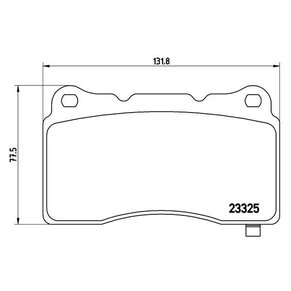 Колодки тормозные передние к-кт TRIALLI PF 4300 preview 2