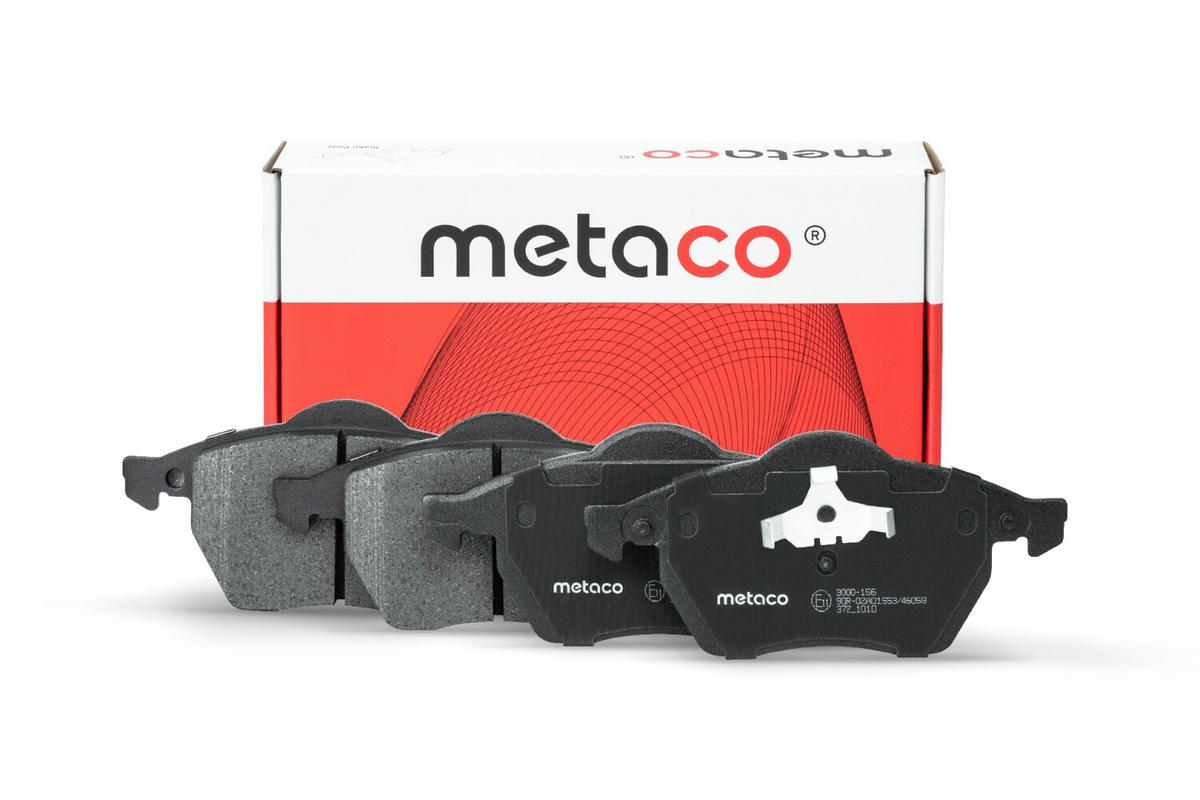 Колодки тормозные передние к-кт metaco 3000-156 preview 1