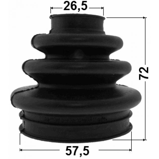 1417-REXR_пыльник ШРУСа наружнего комплект! SsangYong Kyron 05> preview 2