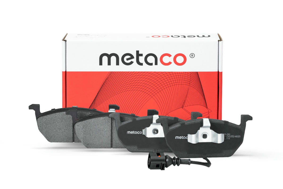 Колодки тормозные передние к-кт metaco 3000-260 preview 1