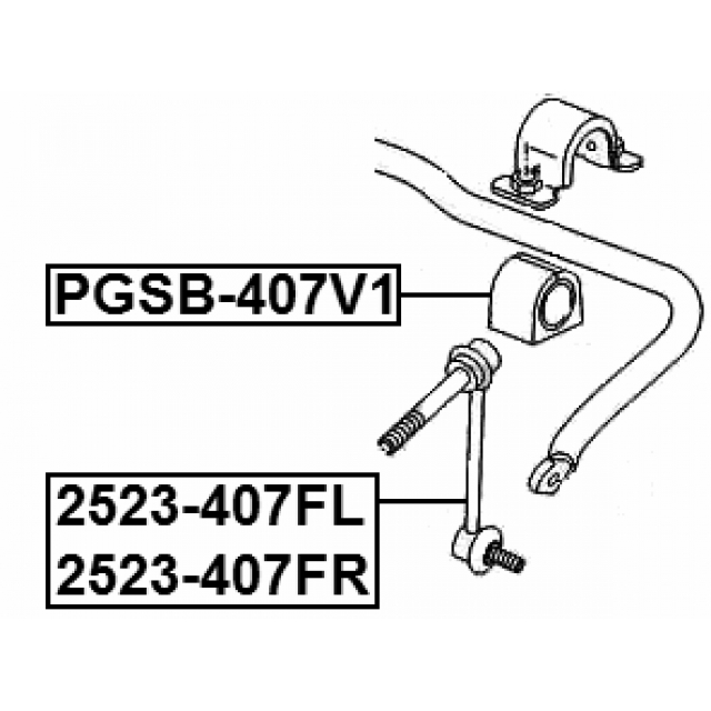 Тяга стабилизатора передняя левая preview 2