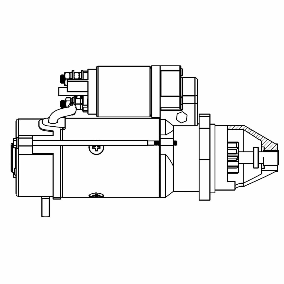 Стартер для а/м ГАЗ/ПАЗ/Урал/МАЗ с дв. ЯМЗ-534/536 24В 4кВт (LSt 0356) preview 6