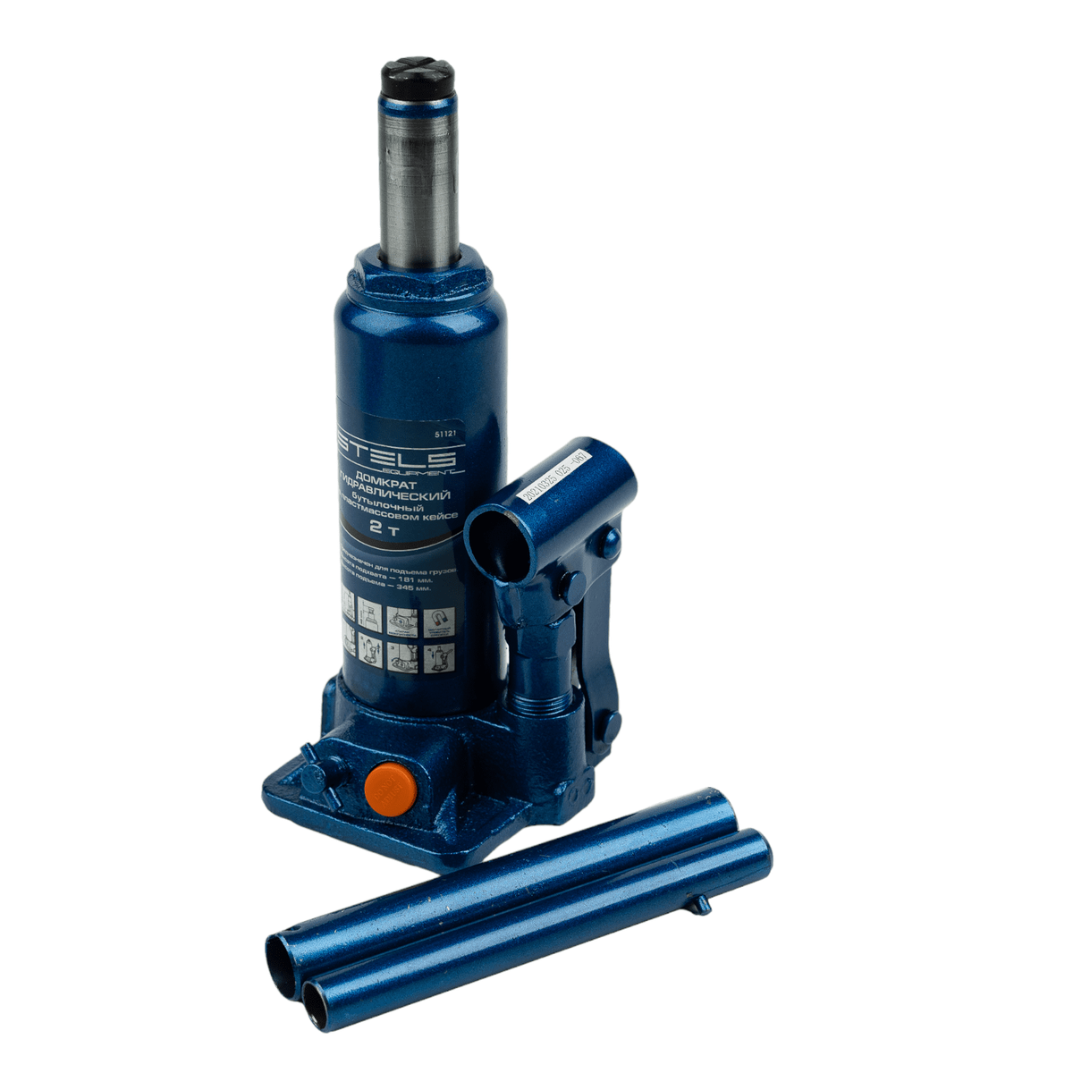 Домкрат бутылочный 2т гидравлический 181-345мм кейс STELS preview 6