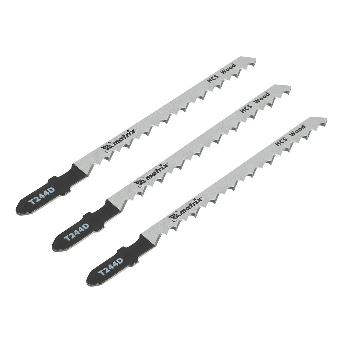 Полотна для электролобзика по дереву, 3 шт. T244D, 75 x 4мм, HCS MATRIX preview 1