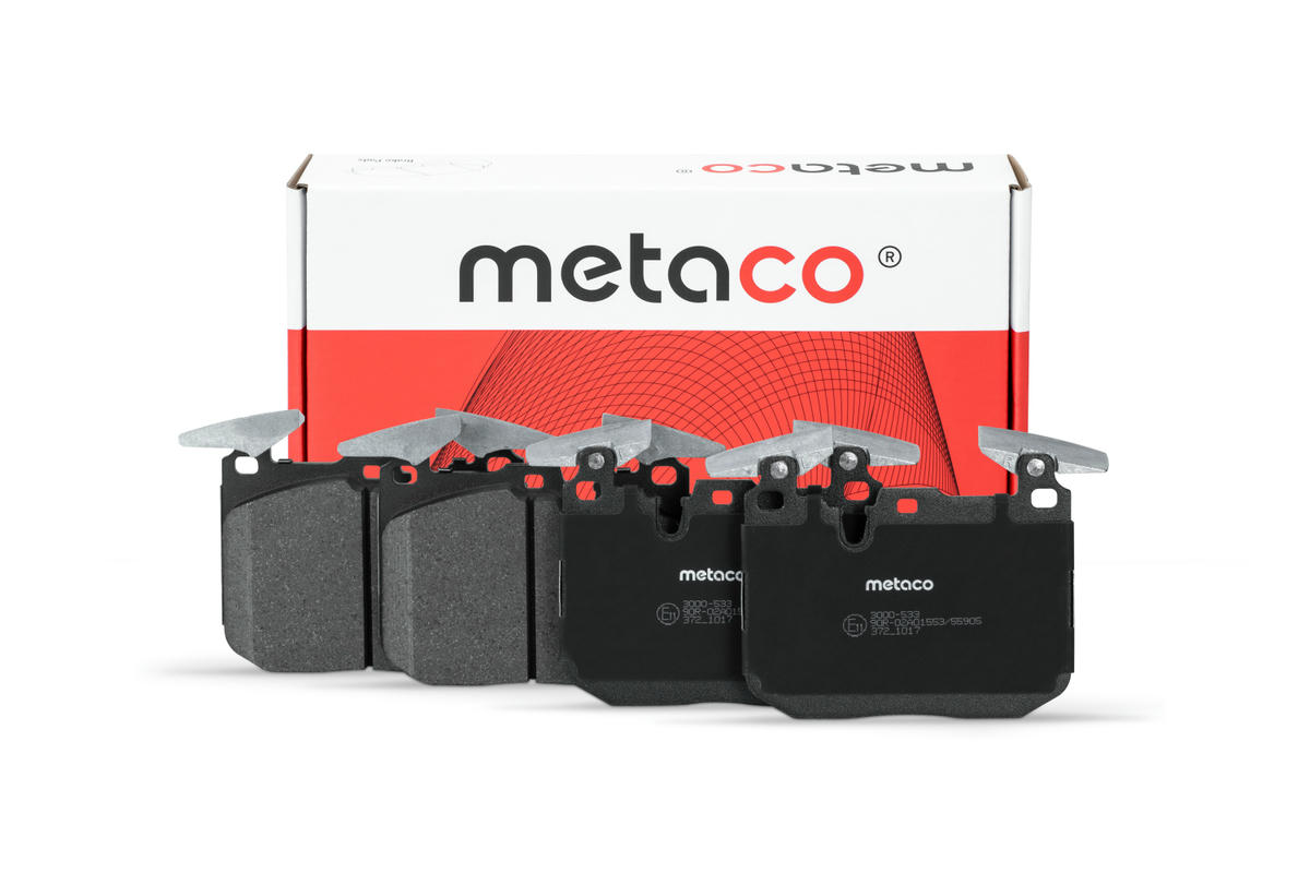 Колодки тормозные передние к-кт metaco 3000-533 preview 1