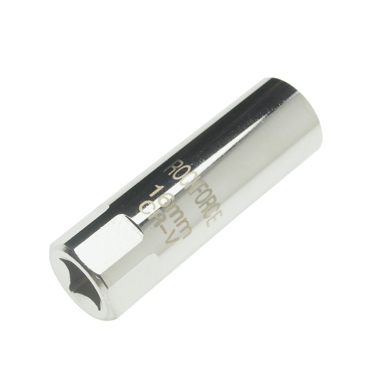 Головка свечная 16 3/8" 12-гранная L=65мм,на пластиковом держателе ROCKFORCE preview 1