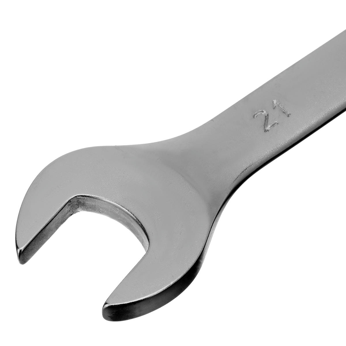 Ключ комбинированный 21 мм, CrV, матовый хром STELS preview 3