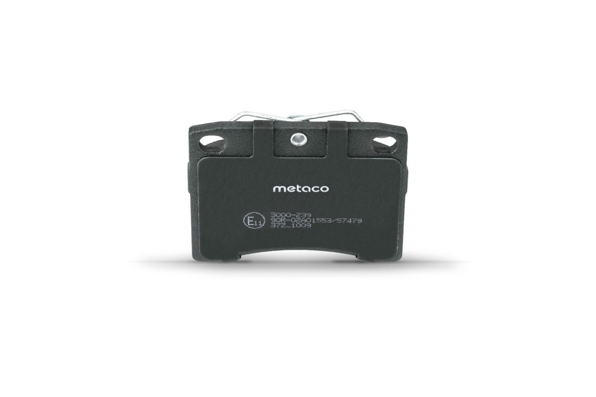 Колодки тормозные передние к-кт metaco 3000-239 preview 6