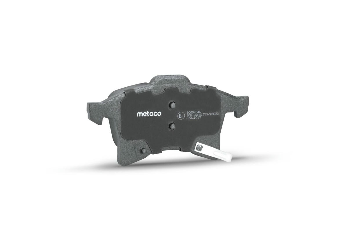 Колодки тормозные передние к-кт metaco 3000-546 preview 3