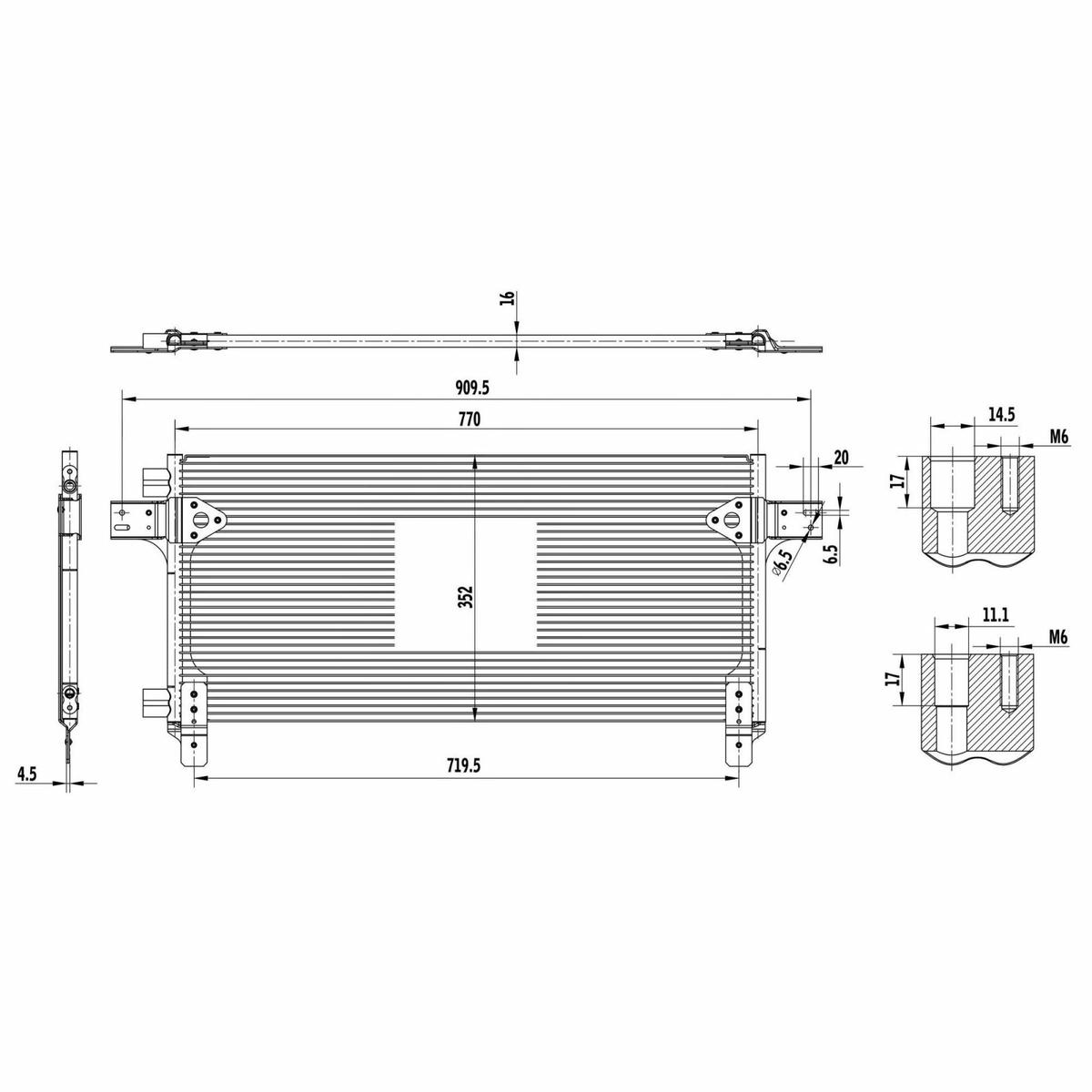 Радиатор кондиционера LUZAR LRAC 3102 preview 4 Радиатор кондиционера LUZAR LRAC 3102 preview 4
