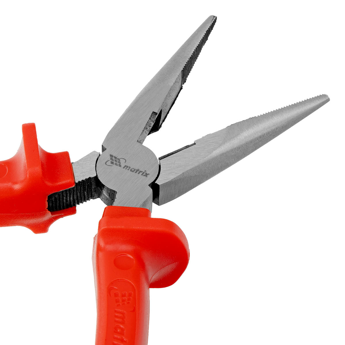 MATRIX 17192 Длинногубцы Econom, 160 мм, прямые шлифованные, пластмассовые рукоятки preview 5