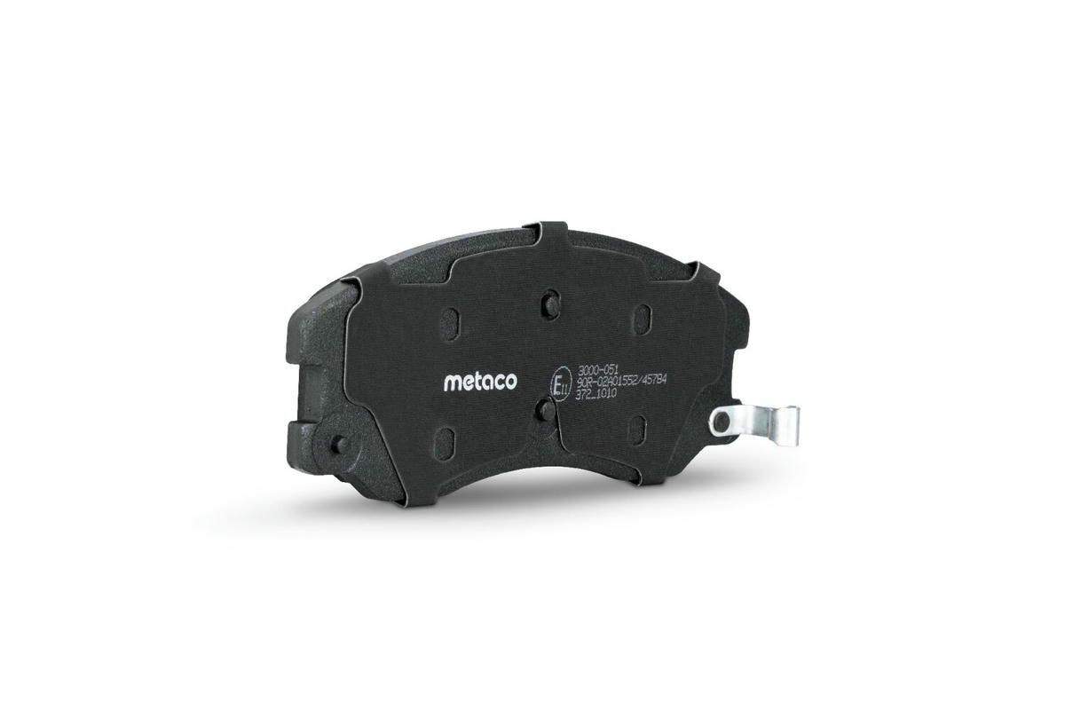 Колодки тормозные передние к-кт metaco 3000-051 preview 2