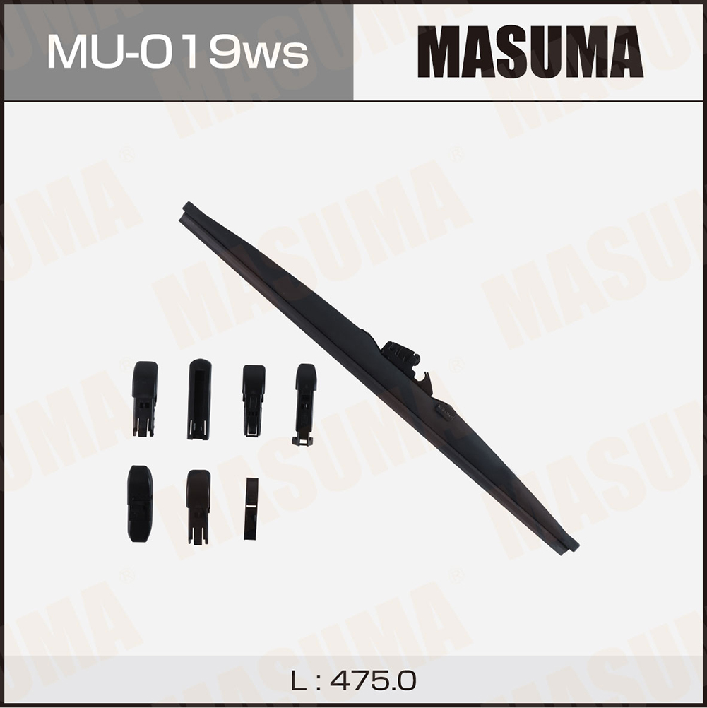 Щетка стеклоочистителя зимняя 475 мм каркасная 1 шт MASUMA Snow Blade MU-019ws preview 1