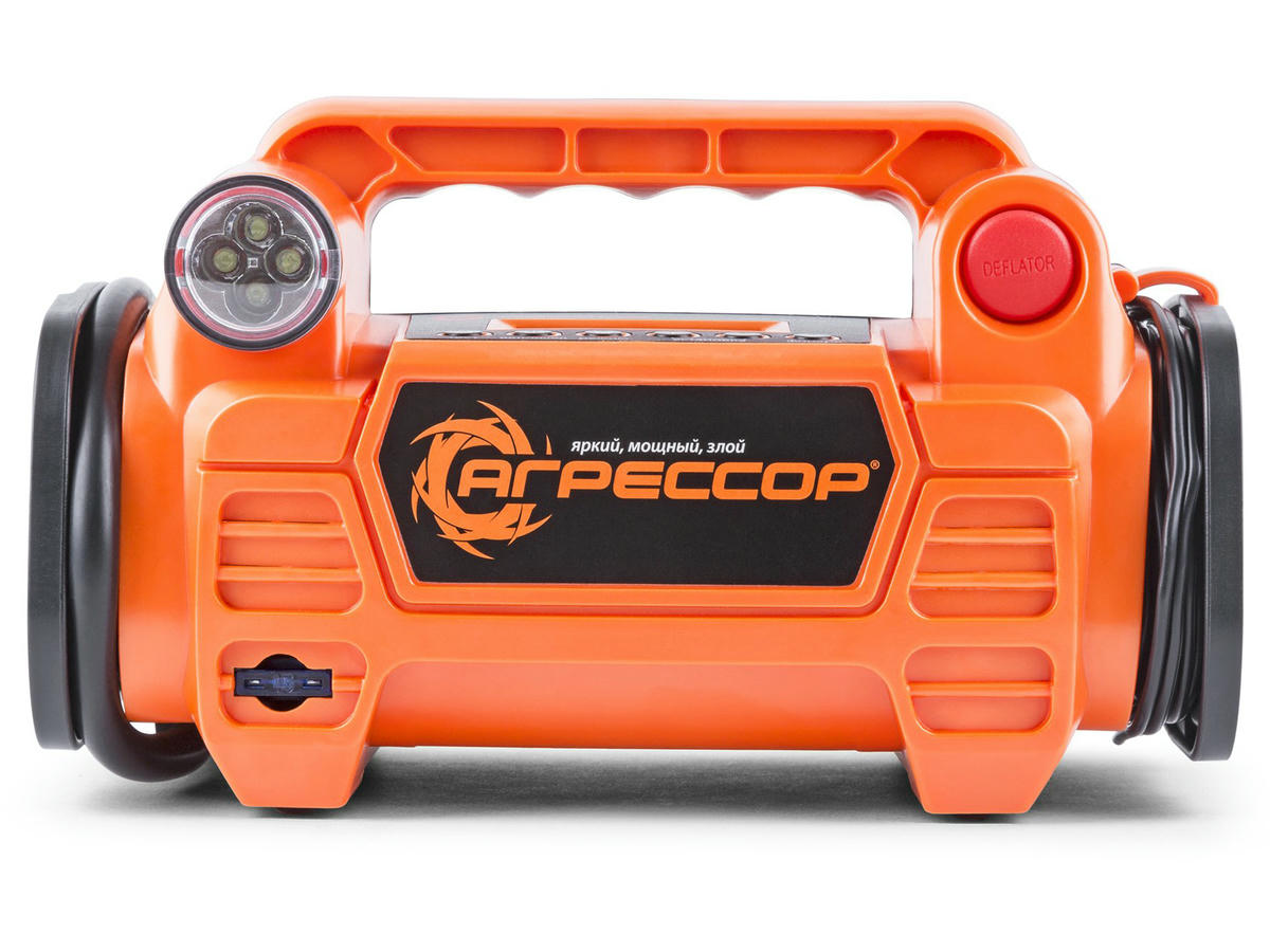 Компрессор автомобильный АГРЕССОР 40л/мин ,ЖК дисплей 12V preview 1