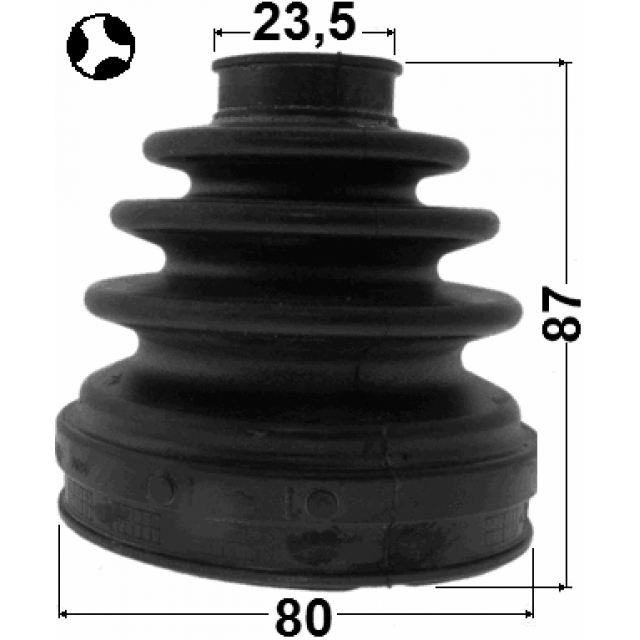 Пыльник ШРУСа внутр. пер FEBEST 0215-T30T preview 2