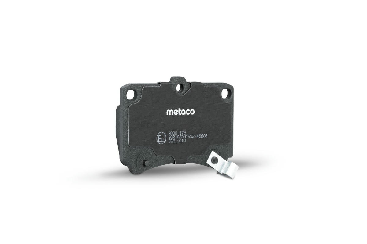 Колодки тормозные передние к-кт metaco 3000-178 preview 3