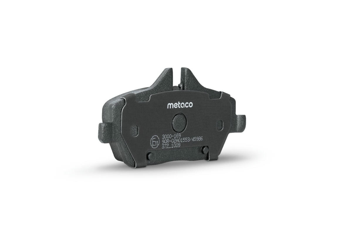 Колодки тормозные передние к-кт metaco 3000-169 preview 3