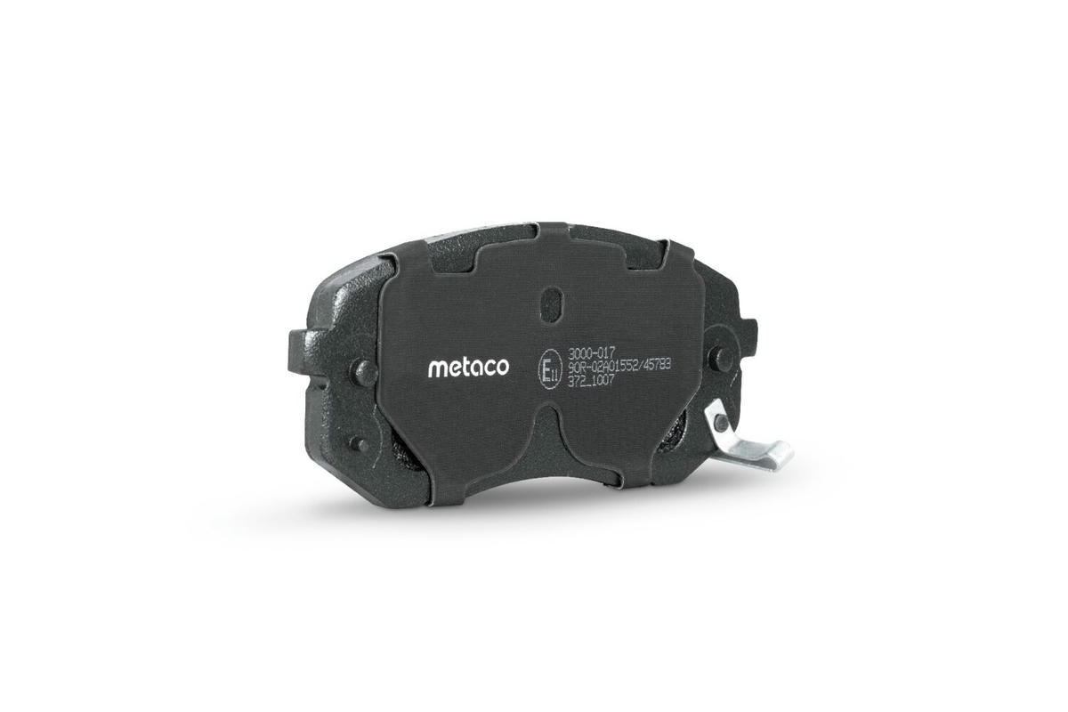 Колодки тормозные передние к-кт metaco 3000-017 preview 3