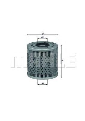 Фильтр масляный KNECHT OX 91 D preview 1