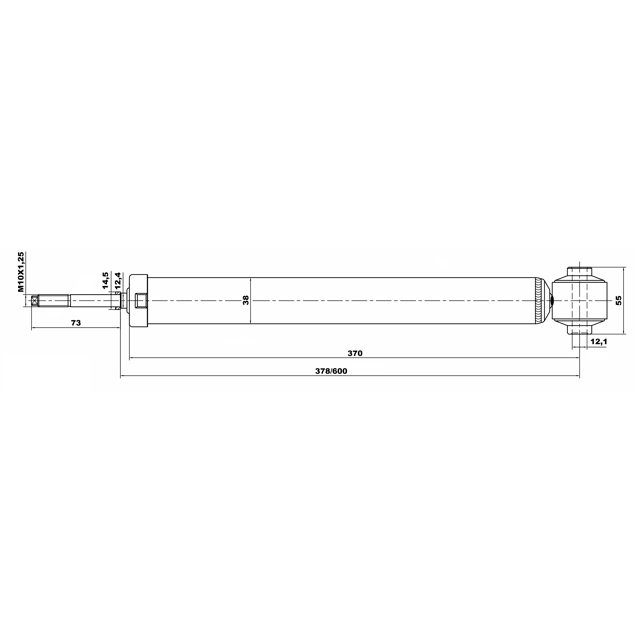 Амортизатор задний FEBEST 22651992R preview 2