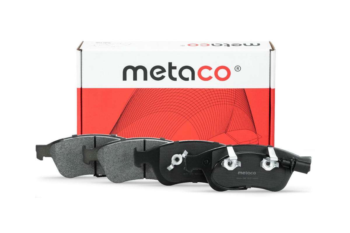 Колодки тормозные передние к-кт metaco 3000-348 preview 1