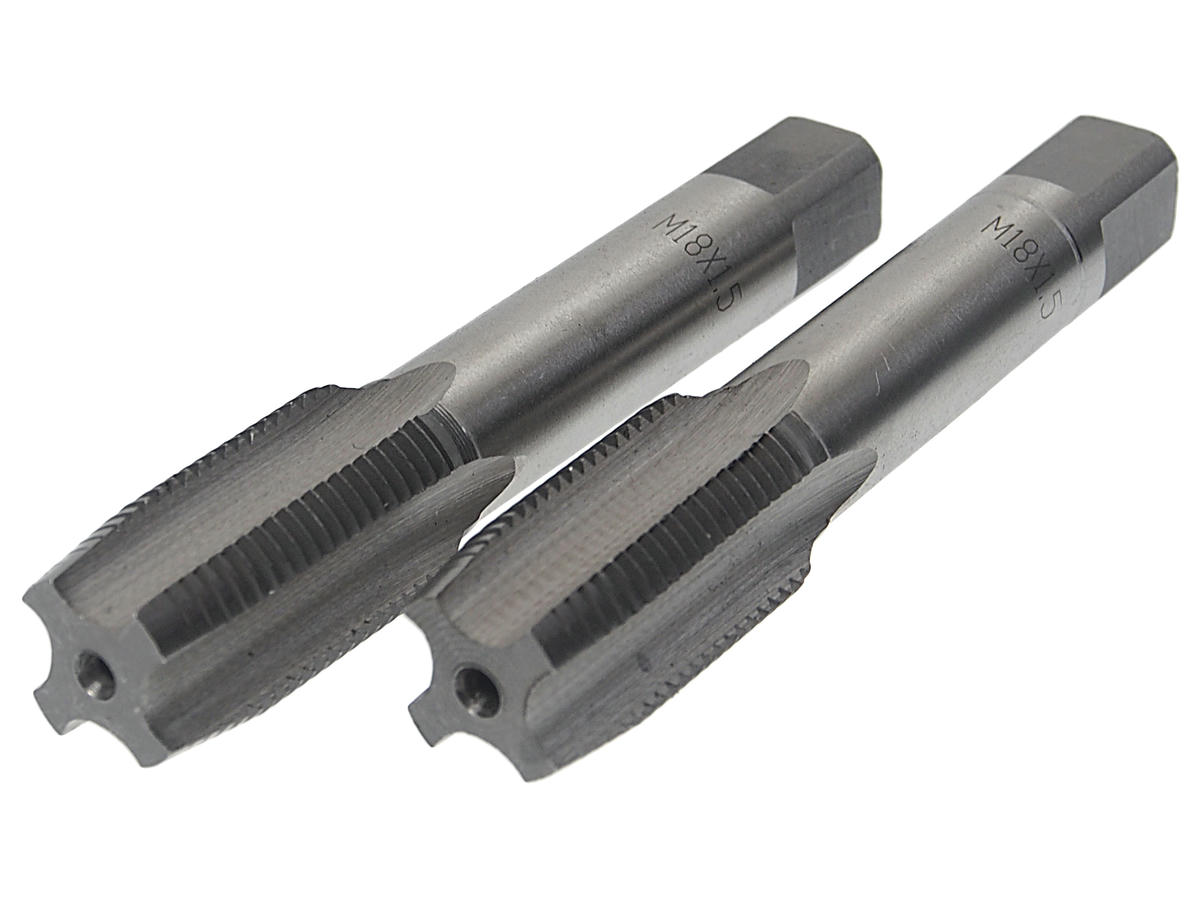 Метчик М18х1,5 (2шт) в пластиковом футляре ЭВРИКА preview 1