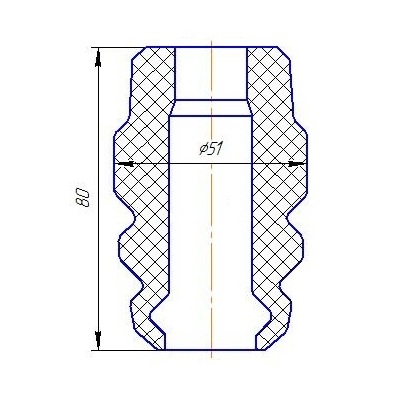 Отбойник амортизатора TRIALLI BC 0881 preview 2