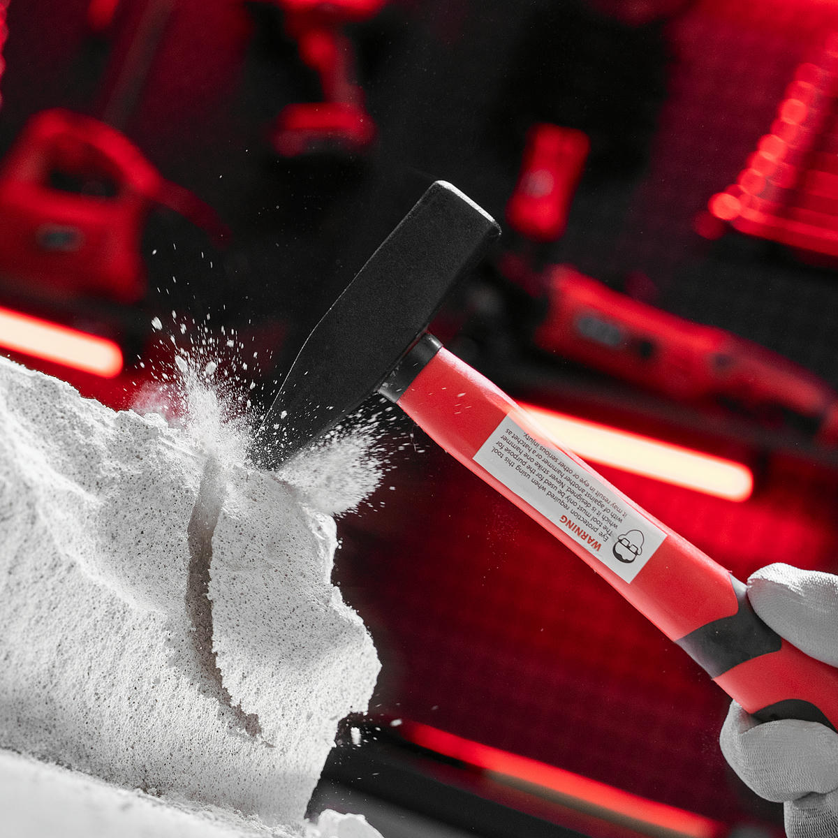 Молоток 400г слесарный фиберглассовая обрезиненная ручка MATRIX preview 1