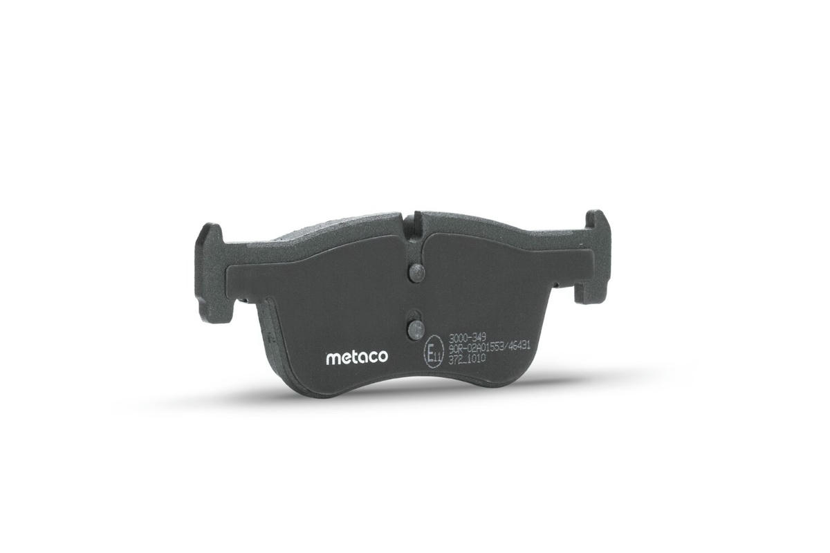 Колодки тормозные передние к-кт metaco 3000-349 preview 4