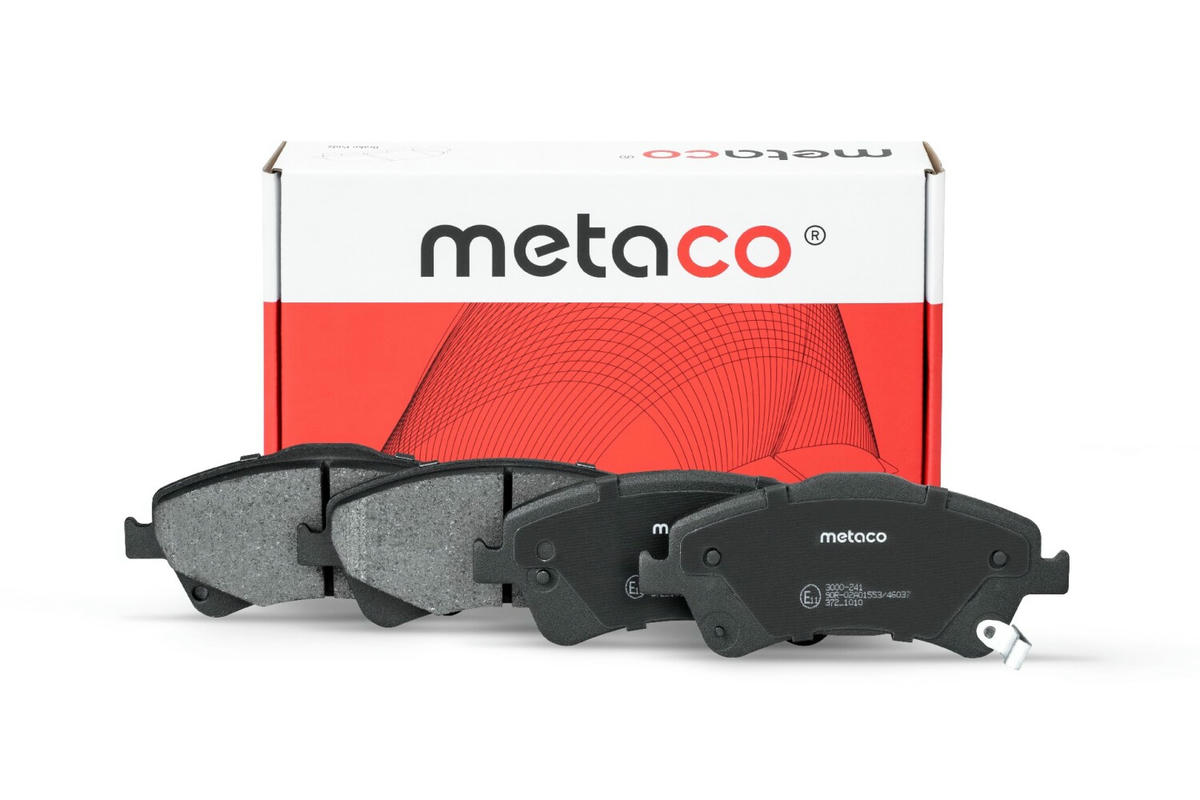 Колодки тормозные передние к-кт metaco 3000-241 preview 1