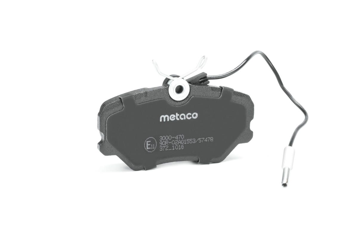 Колодки тормозные передние к-кт metaco 3000-470 preview 2