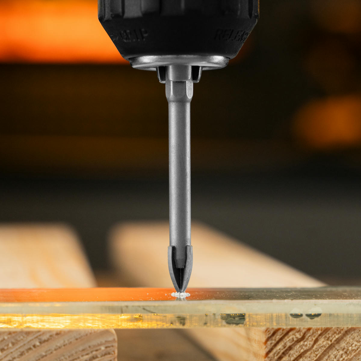 Сверло по керамической плитке 8 мм, крестовая пластина, 6-гр. хвостовик// Denzel preview 7