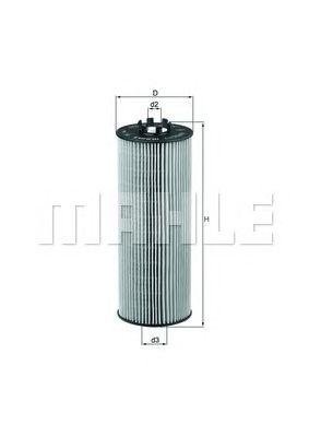 Фильтр масляный KNECHT OX 164 D preview 1