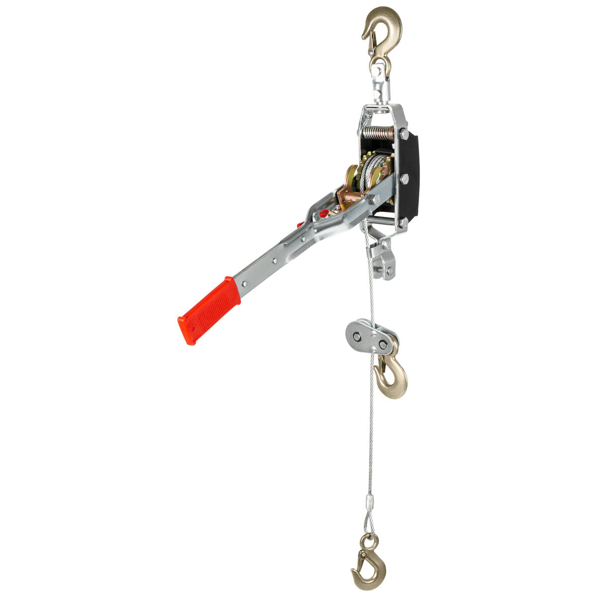 Лебедка рычажная, тяга - 4 т, подъем - 1, 6 т, двойное храповое колесо MATRIX 52225 preview 1