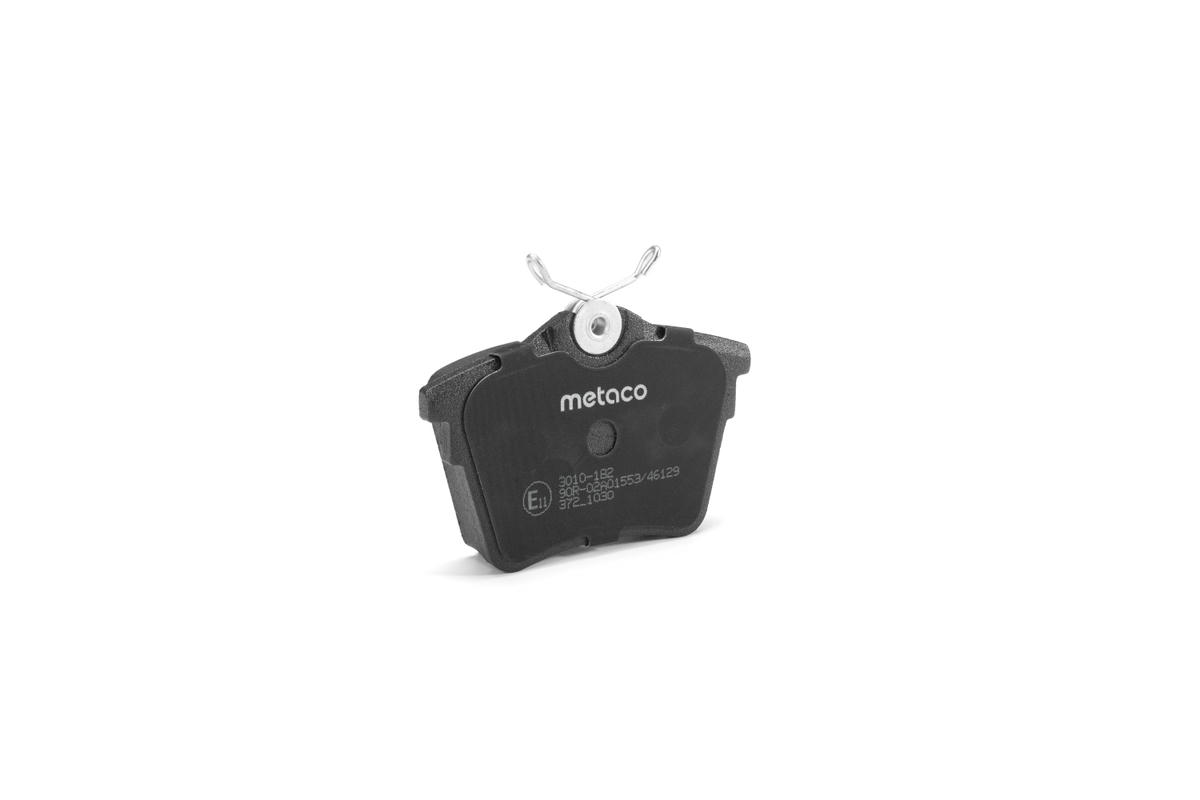 Колодки тормозные задние дисковые к-кт metaco 3010-182 preview 2