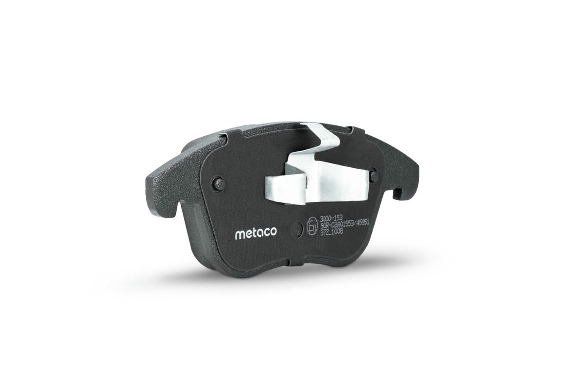 Колодки тормозные передние к-кт metaco 3000-153 preview 2