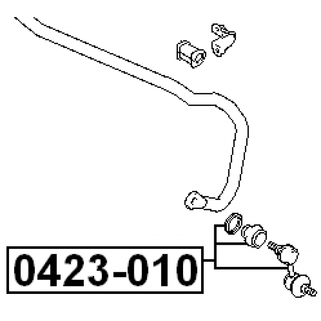 Стойка заднего стабилизатора FEBEST 0423-010 preview 2