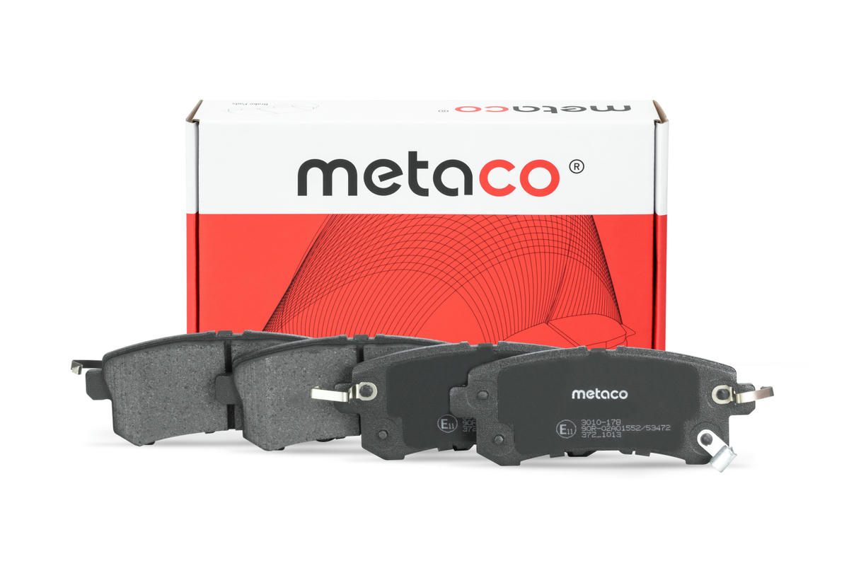 Колодки тормозные задние к-кт metaco 3010-178 preview 2